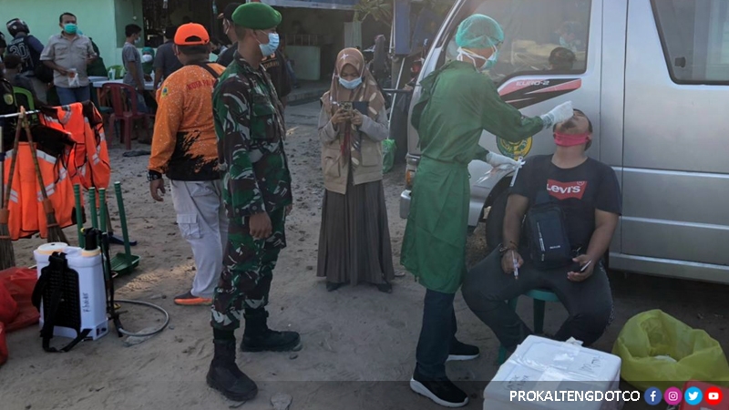 Masuk Palangka Raya Pendatang Di Jalur Bukit Rawi Swab Test Dulu