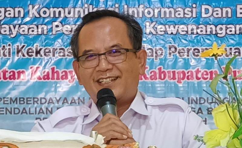 Kepala DP3AP2KB Kabupaten Pulang Pisau dr H Bawa Budi Raharja