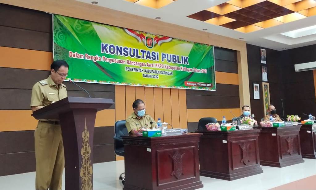 konsultasi publik rancangan awal RKPD Kabupaten Katingan
