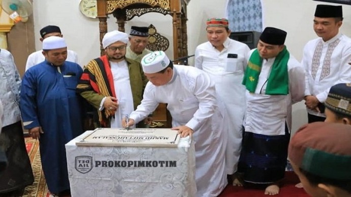 Bupati Resmikan Masjid Miftahussalam Prokalteng