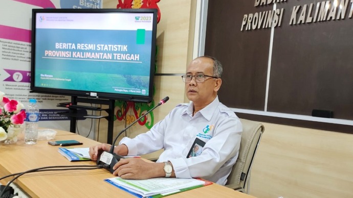 Kepala Badan Pusat Statistik (BPS) Provinsi Kalimantan Tengah (Kalteng), Eko Marsoro