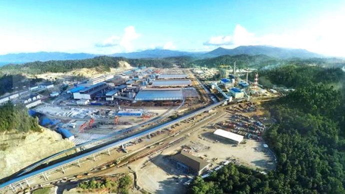 Pabrik nikel milik Indonesia Morowali Industrial Park (IMIP), salah satu pabrik pengolahan nikel yang menjadi pioneer di Sulawesi Tengah.-FOTO: DOK IMIP-