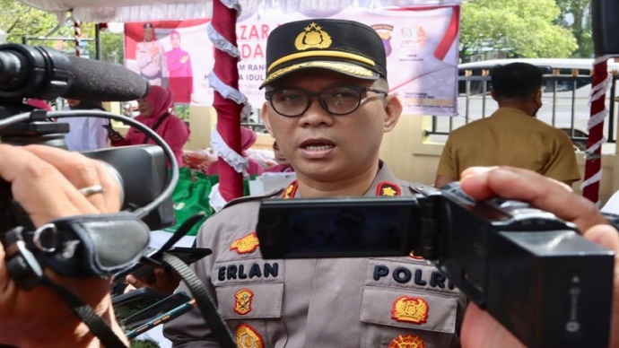 Kepala Bidang Humas Polda Kalteng Kombes Pol Erlan Munaji