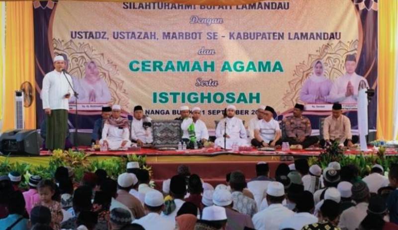 Bupati Lamandau Gelar Ceramah Agama dan Salat Istigasah Akhir Masa Jabatan