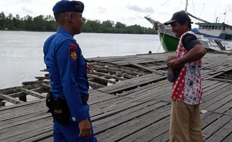 Tekan Angka Kecelakaan di Laut, Satpolairud Sambangi Nelayan