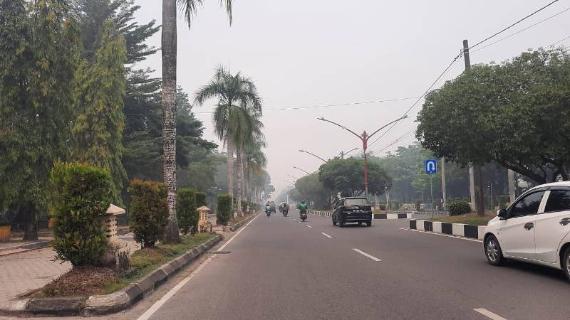 Kondisi Udara di Palangkaraya Sangat Tidak Sehat