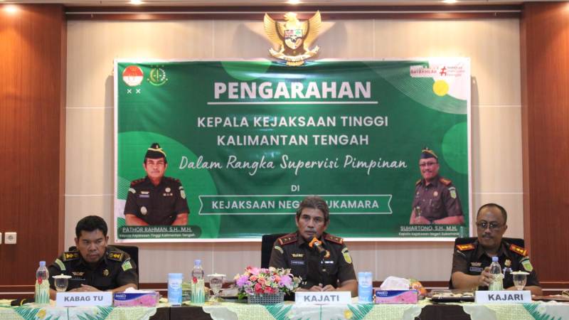 Kajati Kalteng Lakukan Supervisi Pimpinan ke Kejari Sukamara