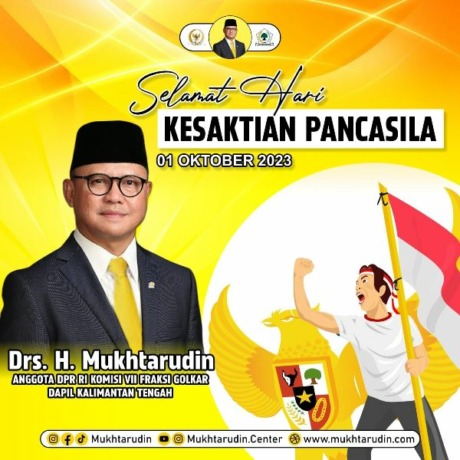 Peringati Hari Kesaktian Pancasila, Mukhtarudin: Mari Jaga Persatuan ...