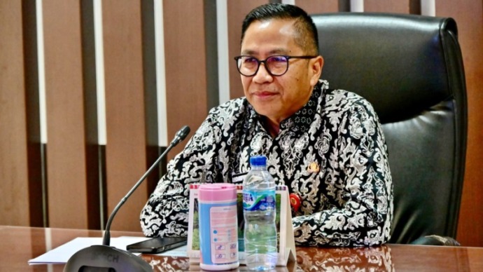 Kepala Bapperida Provinsi Kalteng Leonard S. Ampung