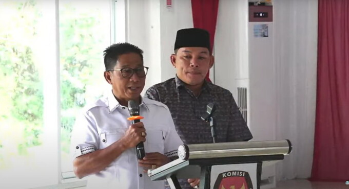 Bupati dan wakil bupati Murung Raya periode 2025-2030, Heriyus-Rahmanto. (FOTO DADANG)