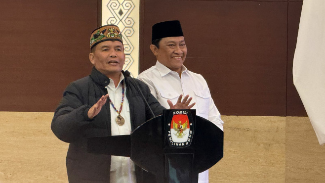 Gubernur dan Wakil Gubernur Kalteng terpilih Agustiar Sabran dan Edy Pratowo. (HAFIDZ/PROKALTENG)