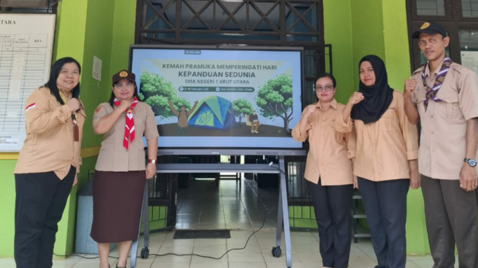 SMA Negeri 1 Arut Utara menggelar Kemah Pramuka selama tiga hari, 13–15 Februari 2025. (IST)