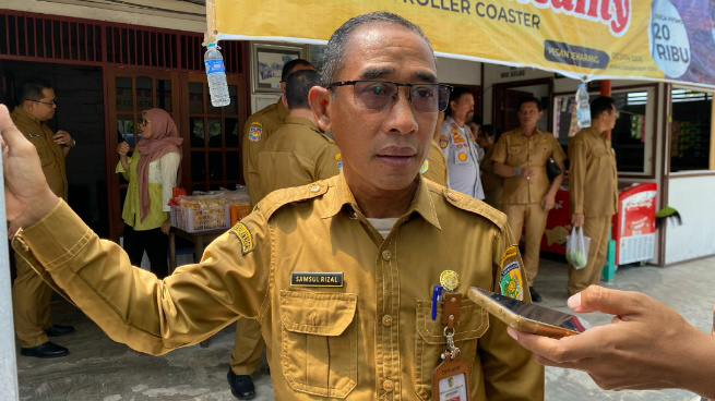 Kepala DPKUKMP Kota Palangka Raya, Samsul Rizal (Nando/Prokalteng.co)