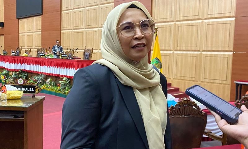 Ketua Komisi I DPRD Kota Palangka Raya, Hj. Mukarramah (Fernando/Prokalteng.co)