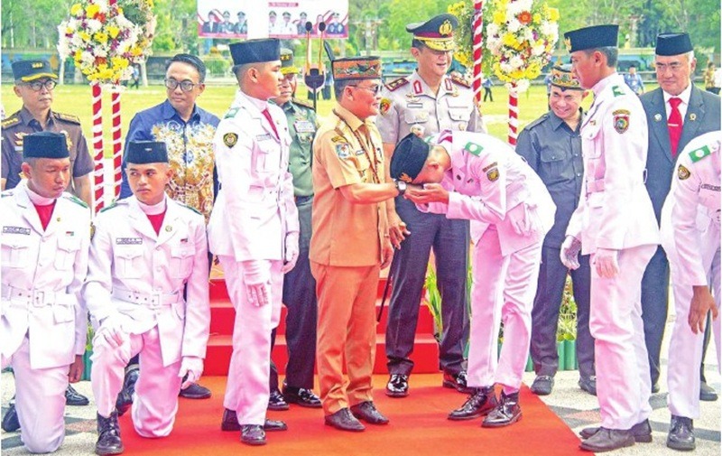 gubernur salimi paskibraka