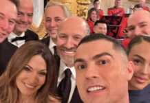 Viral! Makan Malam di Gedung Putih, Ronaldo Foto Selfie Bareng Elon Musk dan Gianni Infantino