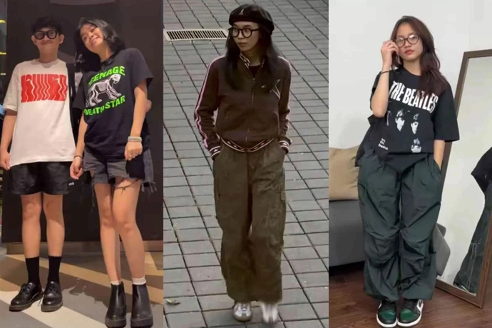 Gaya berpakaian Skena, disemua kalangan gen z.