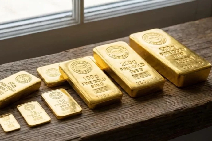 Ilustrasi emas antam.