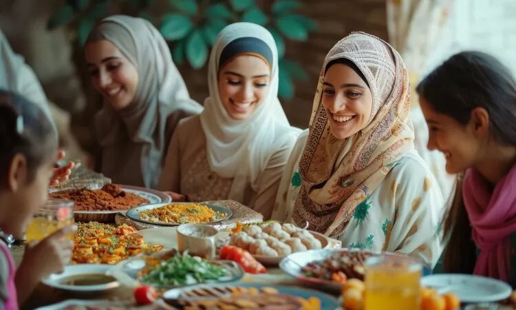 Ilustrasi sedang melakukan sahur
