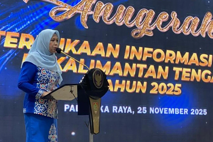 Kepala Dislutkan Provinsi Kalteng, Sri Widanarni. (Foto AnandriProkalteng.co)