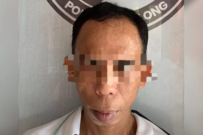 Pengedar sabu ini berhasil dibekuk Satnarkoba Polres Tabalong. (Ibnu Dwi WahyudiRadar Banjarmasin)