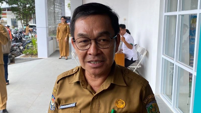 Kepala Dinas Kesehatan Kota Palangka Raya, Riduan. (Anandri/Prokalteng.co)