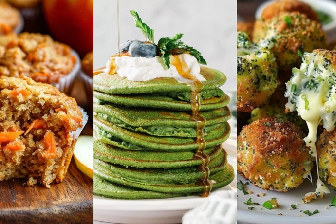 Sayuran dapat diolah menjadi beragam kudapan lezat yang disukai anak-anak, seperti pancake dan muffin, atau bola-bola brokoli. (PINTEREST)