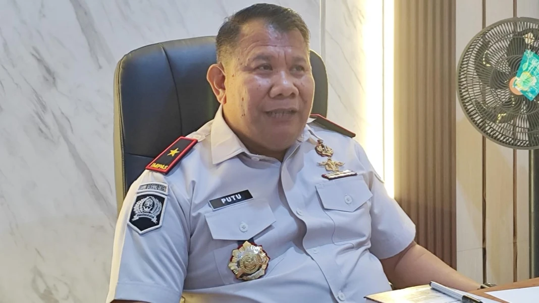 Kepala Kanwil Ditjenpas Kalteng, I Putu Murdiana. (Jefrie/Prokalteng.co)