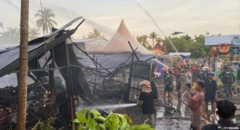 Warung Soto di Jalan Yos Sudarso Palangka Raya Terbakar, Api Sempat Terlihat hingga Bundaran Besar