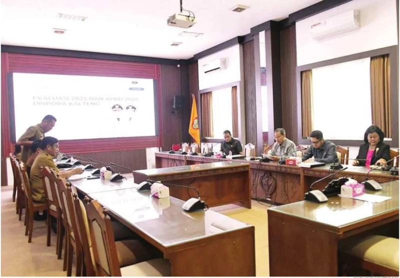komisi III DPRD Kalteng rapat dispora