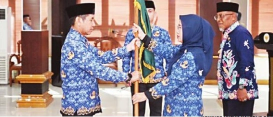 Selamat! Sekda Dikukuhkan Sebagai Ketua Dewan Pengurus Korpri Kobar