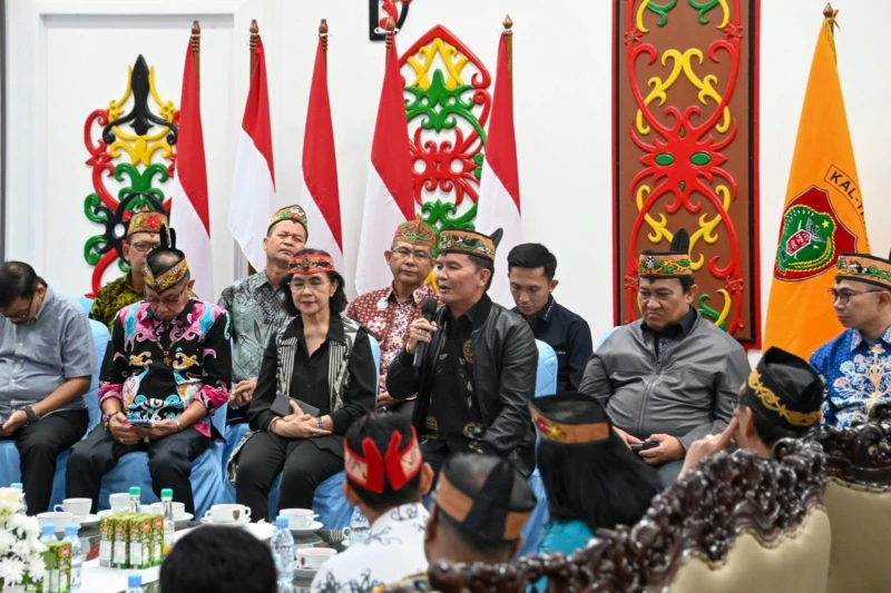 Gubernur Agustiar Sabran Perkuat Kerukunan, Silaturahmi dengan Tokoh Nasrani Kalteng