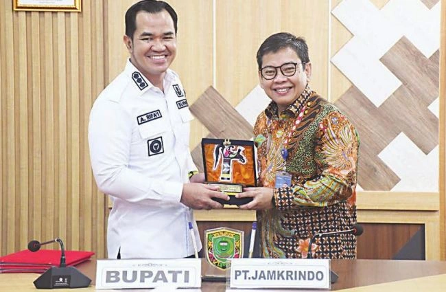 bupati pulpis terma audiensi jamkrido