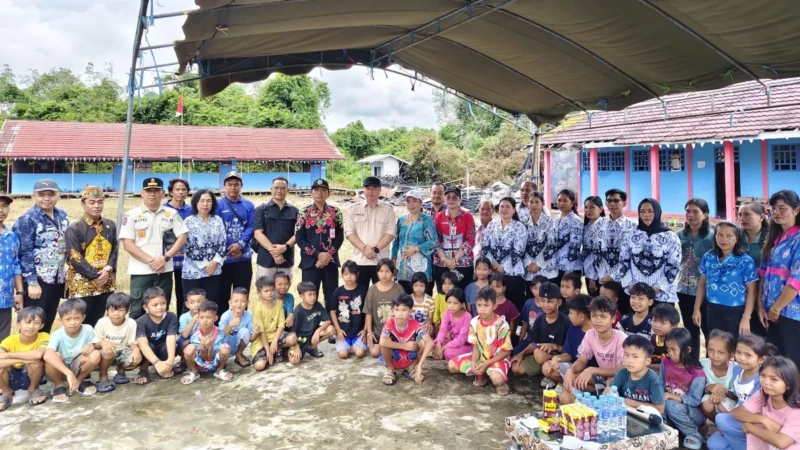 Tiga Ruang Kelas SDN 1 Lamunti Terbakar, Disdik Kapuas Gerak Cepat Tangani Dampak