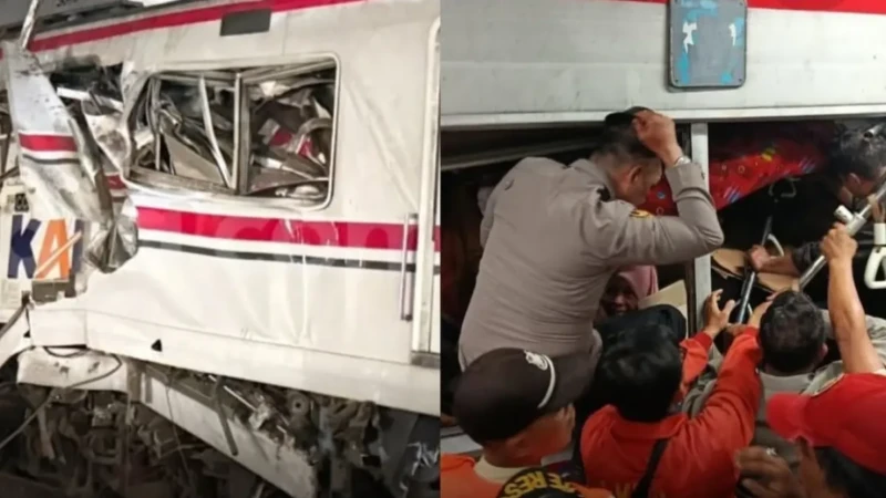 7 Penumpang Tewas dalam Tabrakan KA Agro Bromo dan KRL di Bekasi Timur