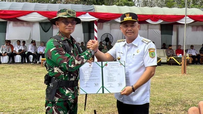 Pemkab Barsel Buka TMMD 2026 di Desa Bipak Kali, Perkuat Sinergi TNI dan Masyarakat