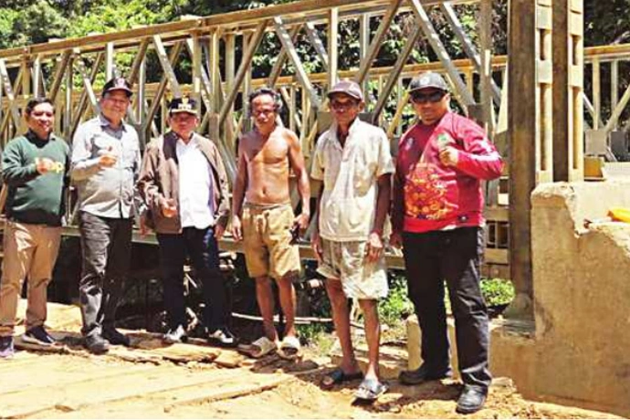 Bupati Tinjau Jembatan Nabarang, Jalur Vital Warga Jadi Prioritas