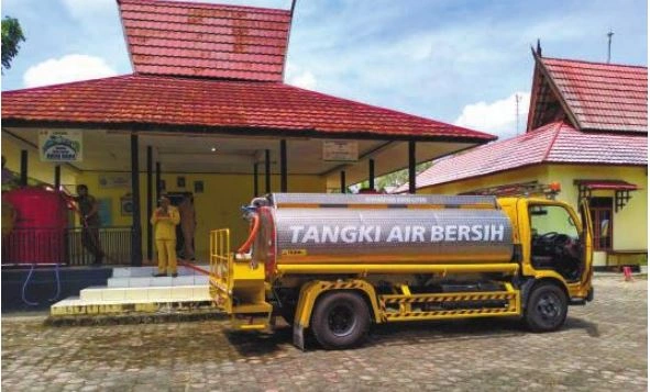 krisis air di kobar