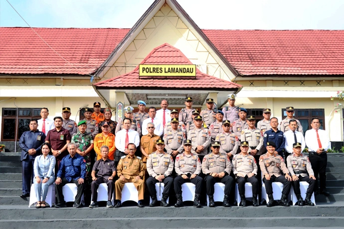 Wakil Bupati Lamandau Sambut Kunjungan Kerja Wakapolda Kalteng