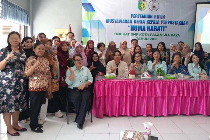 Dinas Pendidikan Kota Palangka Raya Dorong Literasi Lewat MKKP SMP