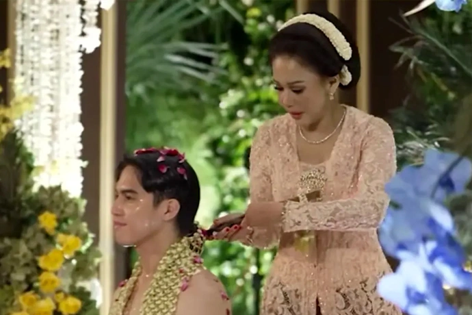 Ini Pesan Maia Estianty di Siraman El Rumi dan Syifa Hadju