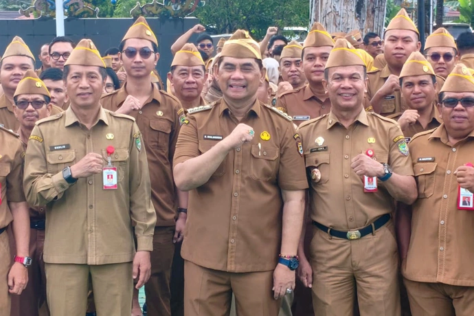 Bupati Barito Utara Soroti Serapan Anggaran ASN Masih 12%, Ini Evaluasinya