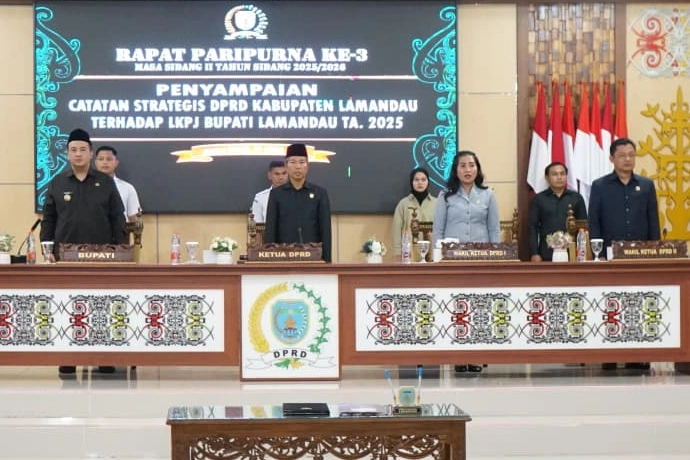DPRD Lamandau Sampaikan Catatan Strategis Atas LKPJ Bupati Tahun 2025