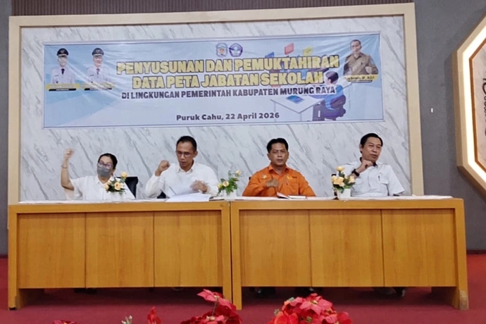 Pemkab Murung Raya Gelar Pemutakhiran Data Peta Jabatan Sekolah