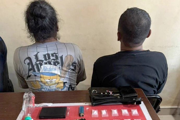 Ditangkap di Katimpun, Polisi Sita 21 Paket Sabu Seberat 17,27 Gram dari Dua Pengedar Ini