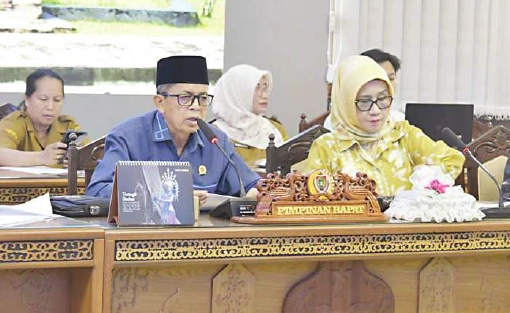 Komisi I dan II DPRD Kalteng Gelar Rapat Gabungan Evaluasi LKPj 2025