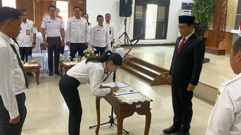 52 PNS Baru Disumpah, Pemko Palangka Raya Dorong Profesionalisme ASN