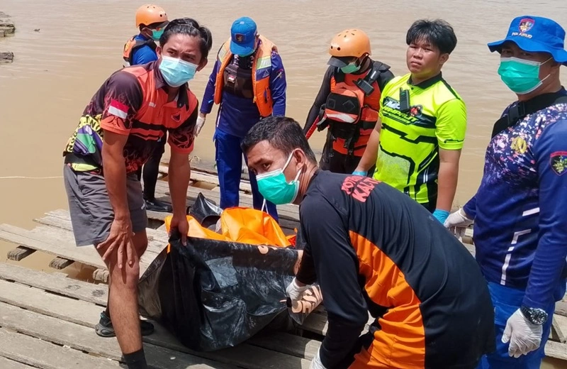 Tiga Hari Pencarian, Korban Tenggelam di Sungai Katingan Ditemukan