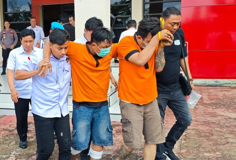 Beraksi Sebulan, Komplotan Curas Bermodus Stiker Diringkus Polres Barsel