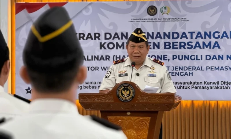 Kanwil Ditjenpas Kalteng Tegaskan Komitmen Zero Halinar, Ikrar Digelar Serentak